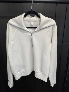 SPANX Air essentials white Zip-Neck Pullover